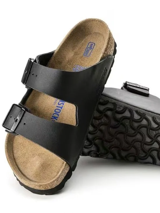 Birkenstock Arizona Dark Brown Leather Sandals EU 42 Men 9 Women 11 Regular Fit - Picture 1 of 12